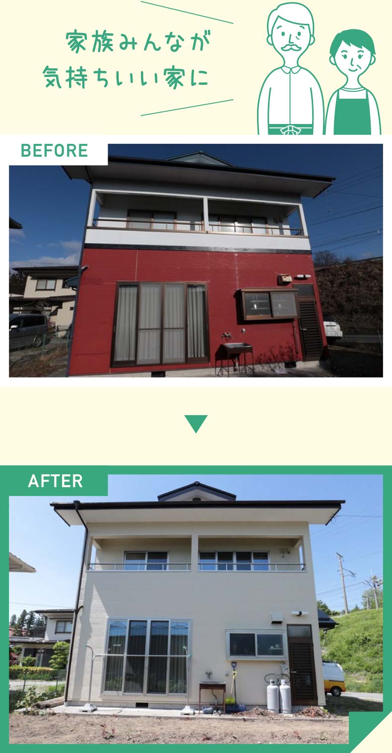 家族みんなが気持ちいい家に
